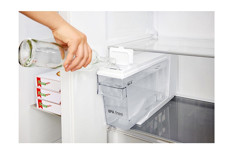LG Side-by-Side mit Door-in-Door® |  Eis-, Crushed Ice- und Wasserspender  | 606 Liter Kapazität | Energieeffizienzklasse F | Interner Wassertank 4L | Steel | GSJ561PZUZ, GSJ561PZUZ